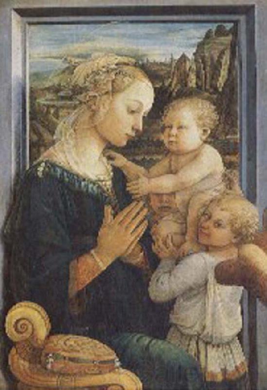 unknow artist The Virgin and Child with Angels